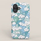 Cute mountains in clouds iPhone Case Gallery Image 1