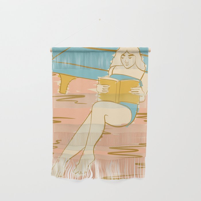 Portrait of a Woman Reading - Quiet Time 2 Wall Hanging Gallery Image 1