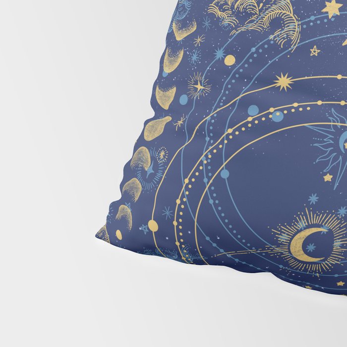 Pattern mystic celestial dark A Pillow Sham Gallery Image 4
