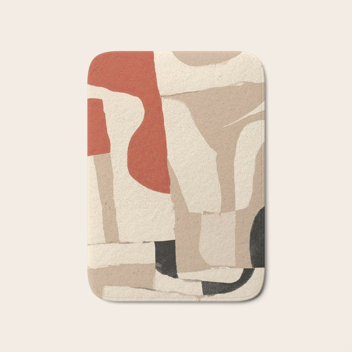 Terracotta Talk Bath Mat Gallery Image 1