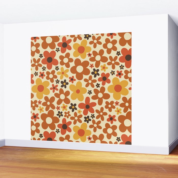 Flower Power #3 Wall Mural Gallery Image 2