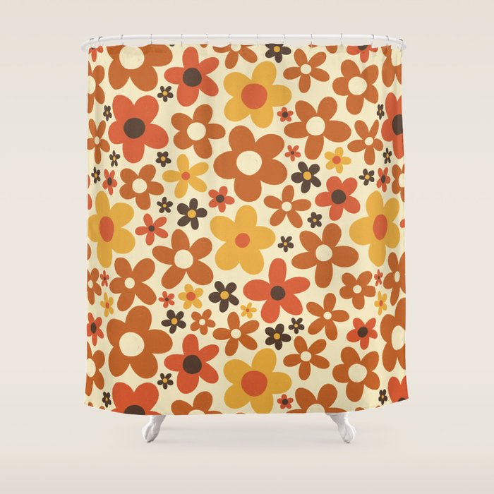 Flower Power #3 Shower Curtain Gallery Image 1