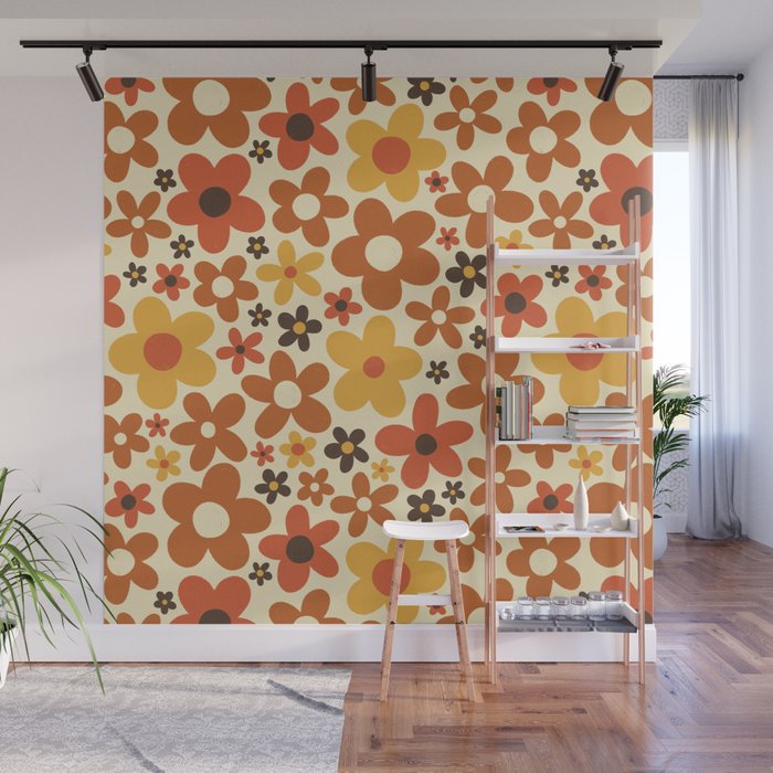 Flower Power #3 Wall Mural Gallery Image 1