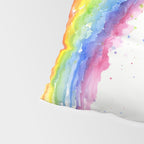 Baby Elephant Spraying Rainbow Pillow Sham Gallery Image 4