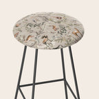 Harvest 2025 Woodland Toile Winter Autumn Animals Forest  Stool Gallery Image 2