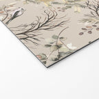 Harvest 2025 Woodland Toile Winter Autumn Animals Forest  Welcome Mat Gallery Image 2