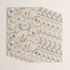 Harvest 2025 Woodland Toile Winter Autumn Animals Forest  Wrapping Paper Gallery Image 3