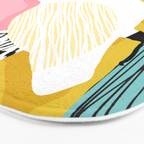 FeelFree - memphis throwback retro bird tropical nature animal parrot cockatoo 1980s 80s pop art Bath Mat Gallery Image 3