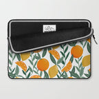 Citrus Fruit Pattern Lemons Oranges Botanical Design Laptop Sleeve Gallery Image 2