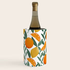 Citrus Fruit Pattern Lemons Oranges Botanical Design Wine Chiller Gallery Image 2