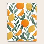 Citrus Fruit Pattern Lemons Oranges Botanical Design Notebook Gallery Image 4