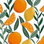 Citrus Fruit Pattern Lemons Oranges Botanical Design Coffee Mug Gallery Image 2