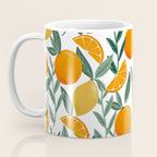 Citrus Fruit Pattern Lemons Oranges Botanical Design Coffee Mug Gallery Image 3