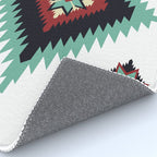 Southwest Santa Fe Geometric Tribal Indian Pattern Rug Gallery Image 4
