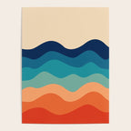 Retro 70s Waves Poster Gallery Image 4