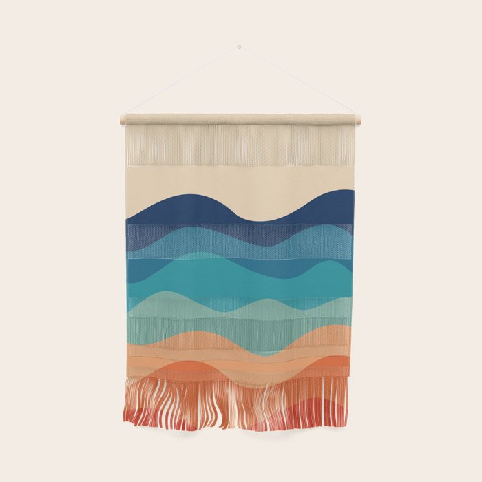 Retro 70s Waves Wall Hanging Gallery Image 1