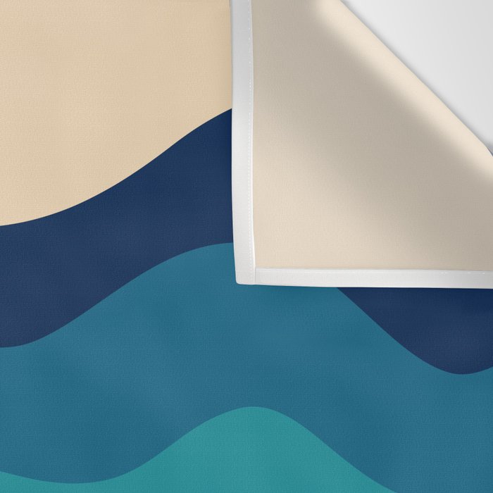 Retro 70s Waves Wall Tapestry Gallery Image 3