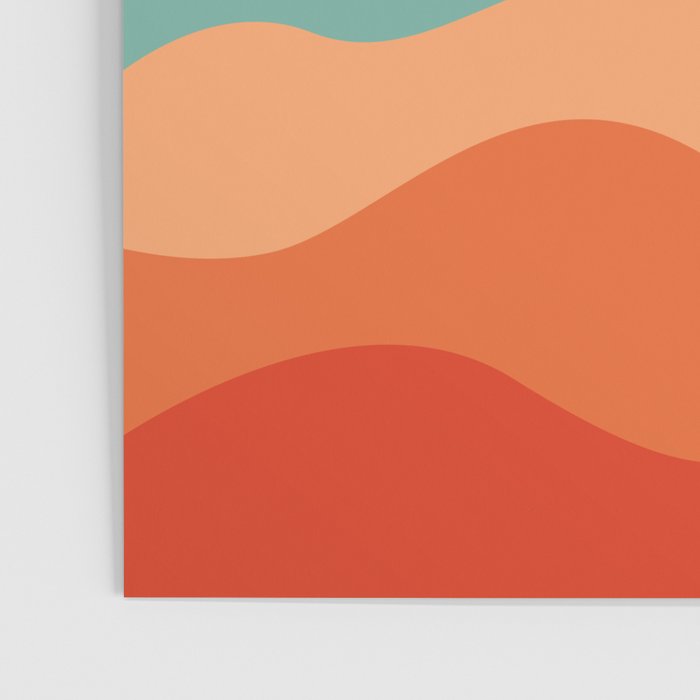 Retro 70s Waves Poster Gallery Image 3