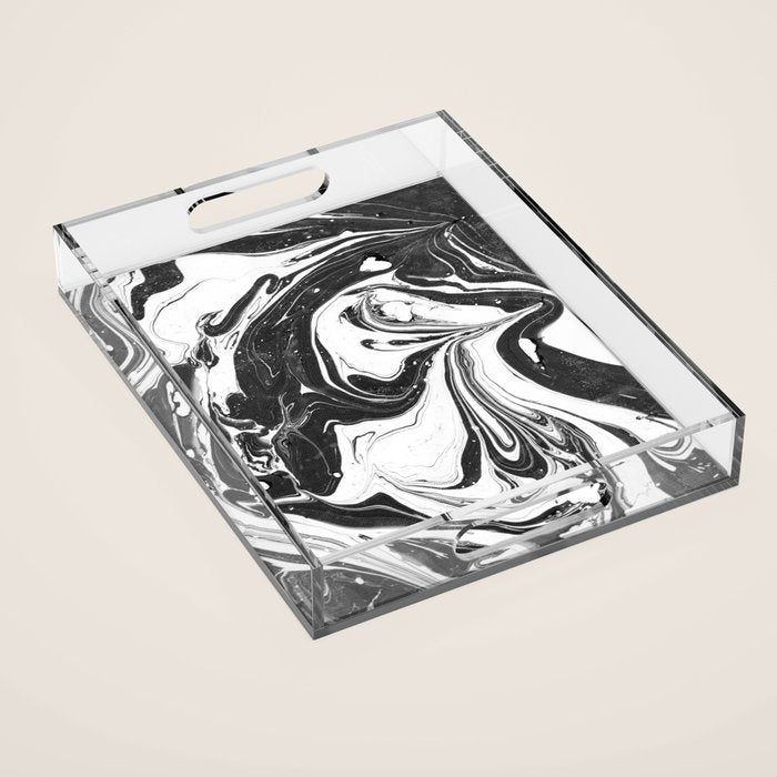 Marbling 2 Acrylic Tray Gallery Image 1