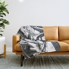 Marbling 2 Throw Blanket Gallery Image 1