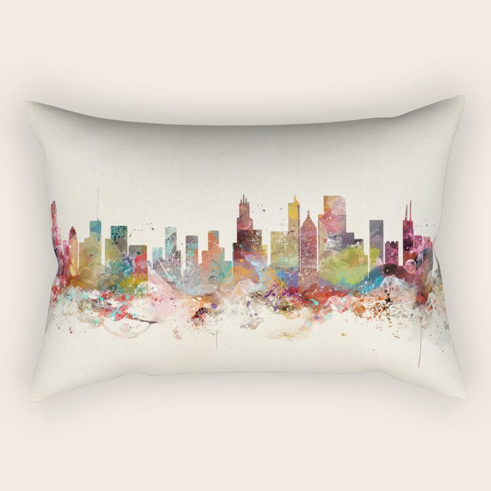 chicago illinois Rectangular Pillow Gallery Image 2