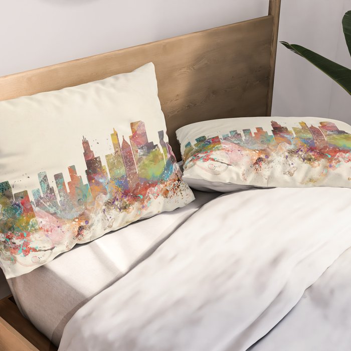 chicago illinois Pillow Sham Gallery Image 2