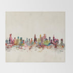 chicago illinois Throw Blanket Gallery Image 2