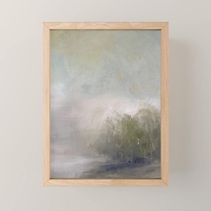 West Riverbank Mini Art Print Gallery Image 1