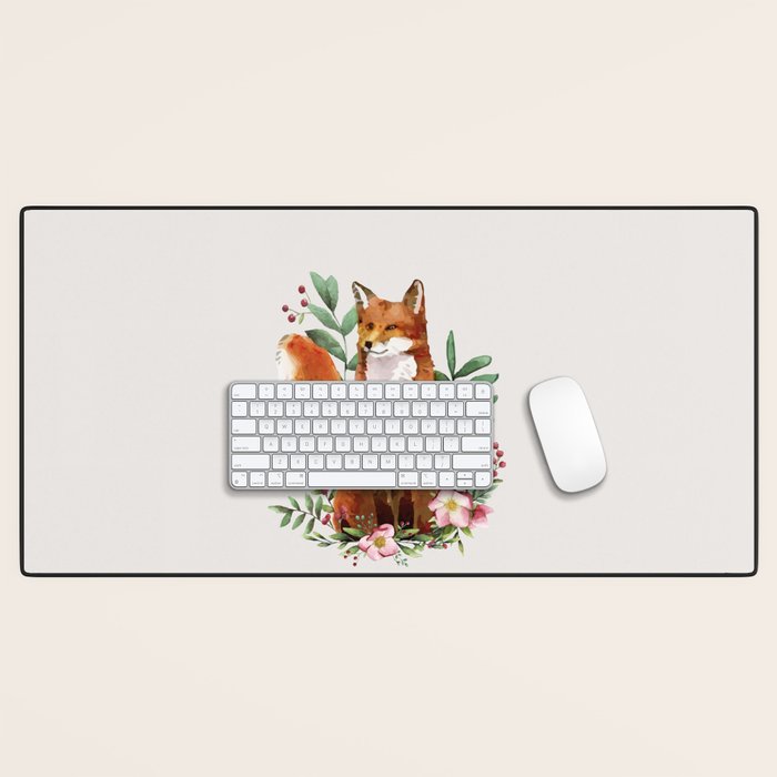 Autumn Fox II Desk Mat Gallery Image 1