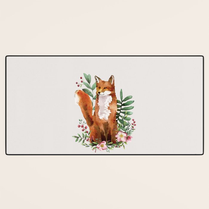 Autumn Fox II Desk Mat Gallery Image 3