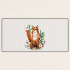 Autumn Fox II Desk Mat Gallery Image 3
