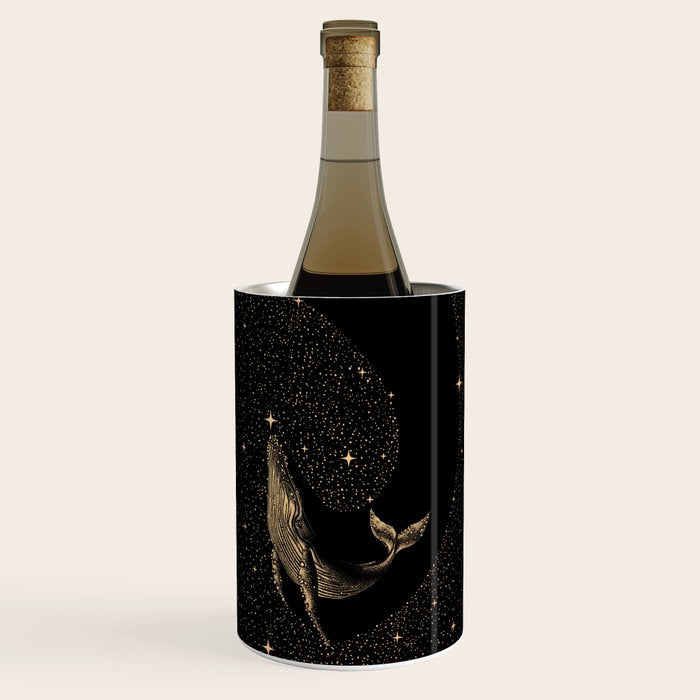 Starry Whale - Dark GOLD Version Wine Chiller Gallery Image 1