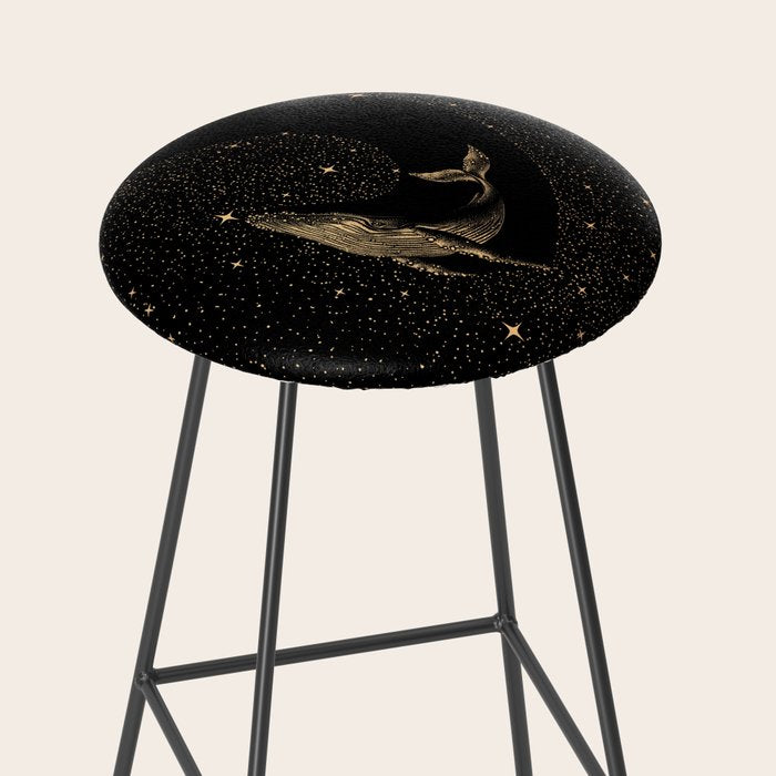 Starry Whale - Dark GOLD Version Stool Gallery Image 2