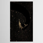 Starry Whale - Dark GOLD Version Tablecloth Gallery Image 2