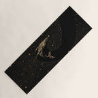 Starry Whale - Dark GOLD Version Yoga Mat Gallery Image 1