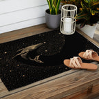 Starry Whale - Dark GOLD Version Outdoor Rug Gallery Image 2