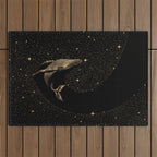 Starry Whale - Dark GOLD Version Outdoor Rug Gallery Image 1