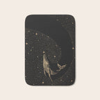 Starry Whale - Dark GOLD Version Bath Mat Gallery Image 1