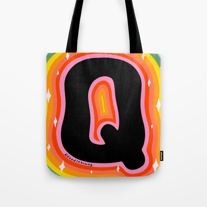 Rainbow Q Tote Bag Gallery Image 1