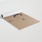 Last Stop - Tan & Black Yoga Mat Gallery Image 2