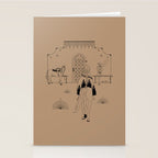 Last Stop - Tan & Black Stationery Card Gallery Image 2