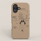 Last Stop - Tan & Black iPhone Case Gallery Image 1