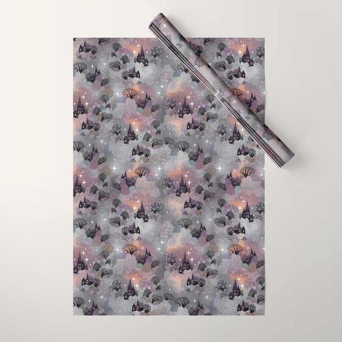 The Sleepy Village Wrapping Paper Gallery Image 1