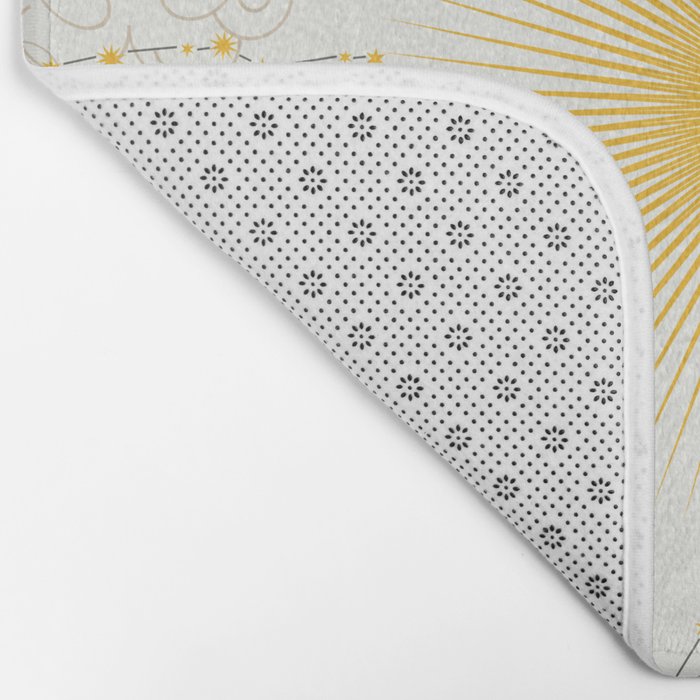 Feel the Cosmic Zodiac signs Bath Mat Gallery Image 2
