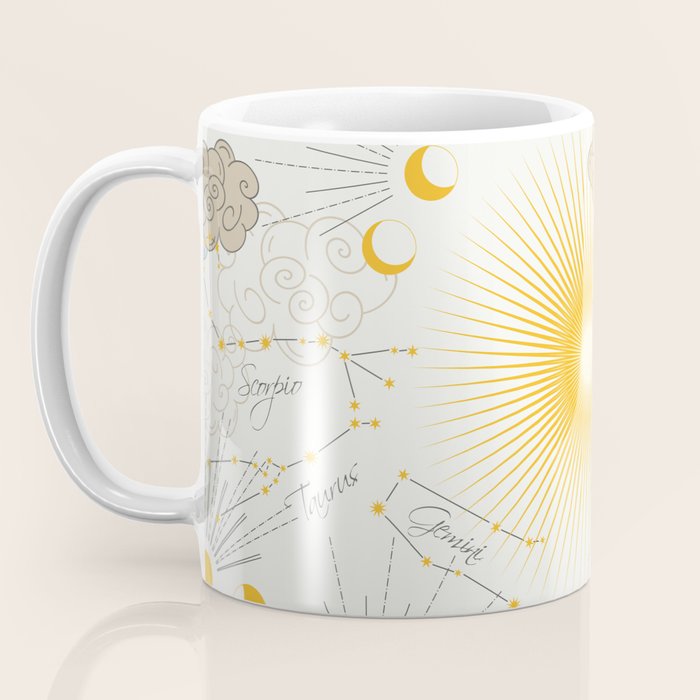 Feel the Cosmic Zodiac signs Coffee Mug Gallery Image 3