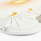 Feel the Cosmic Zodiac signs Bath Mat Gallery Image 3