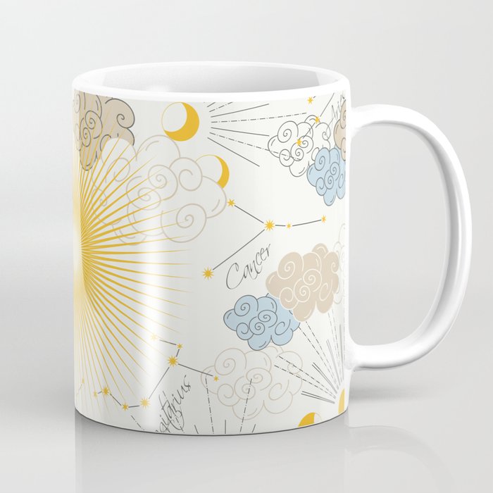 Feel the Cosmic Zodiac signs Coffee Mug Gallery Image 1