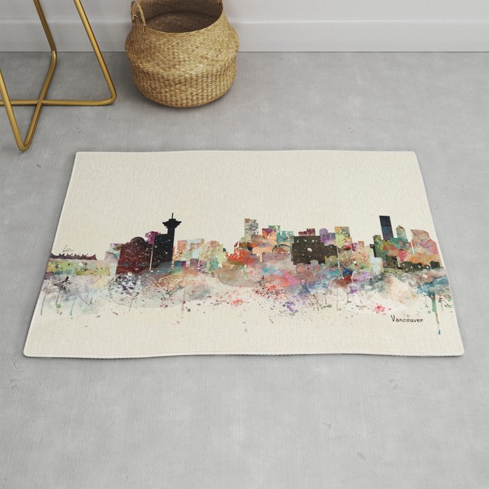 vancouver skyline Rug Gallery Image 1