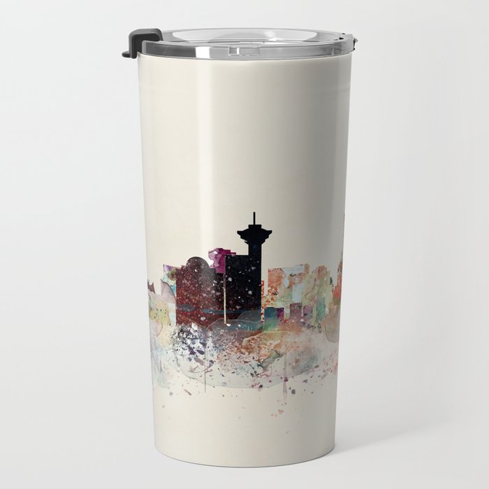 vancouver skyline Travel Mug Gallery Image 3