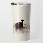 vancouver skyline Travel Mug Gallery Image 3